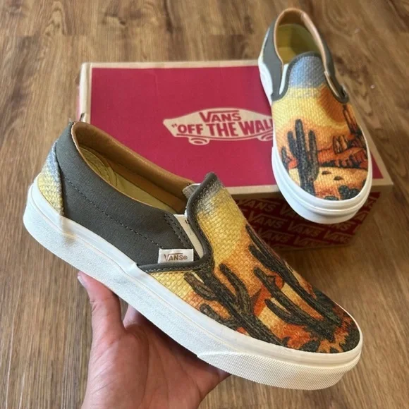 Vans | Shoes | Vans Cali Tapestry Cactus Desert Rare Slip On  display picture 2
